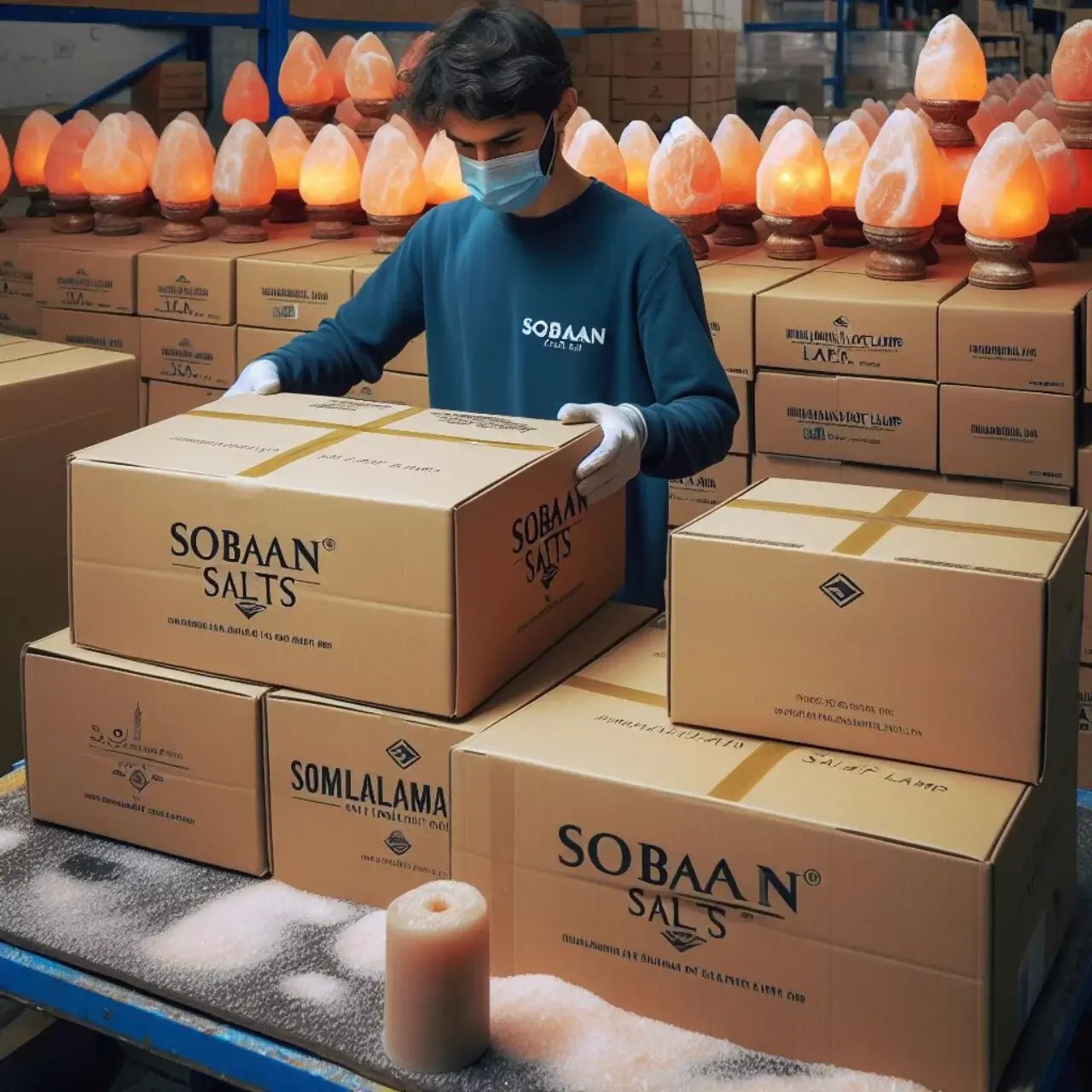 packaging and dispatch process of Soban Salt