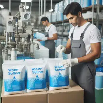 custom water softener salt storage process