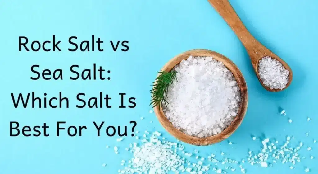 Rock Salt vs Sea Salt