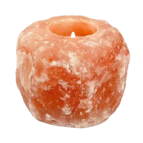 Himalayan Pink One hole natural candle 1