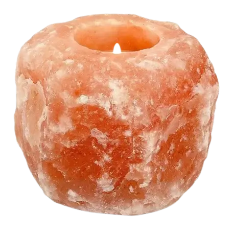 Himalayan Pink One hole natural candle 2