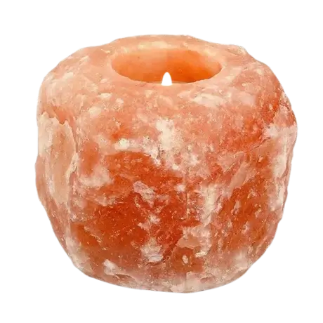 Himalayan Pink One hole natural candle 6
