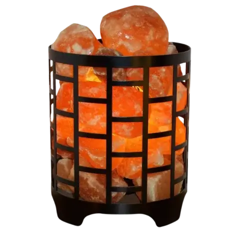 Himalayan Iron Round Cube Salt Basket