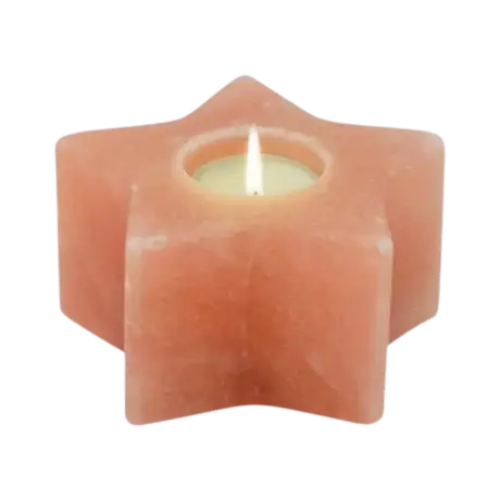 Star Candle Himalayan Pink salt lamp