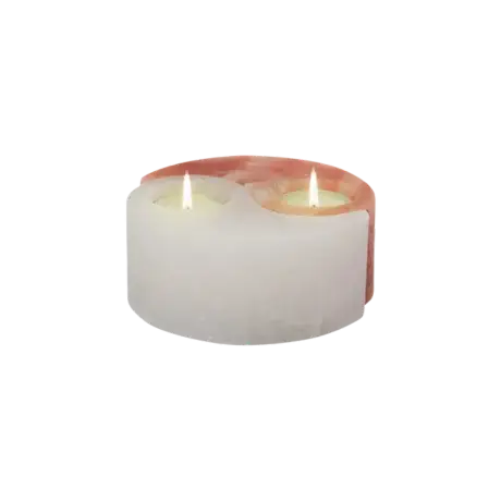 yin-yang Candle salt lamp