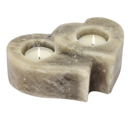 TWIN HEART CANDLE