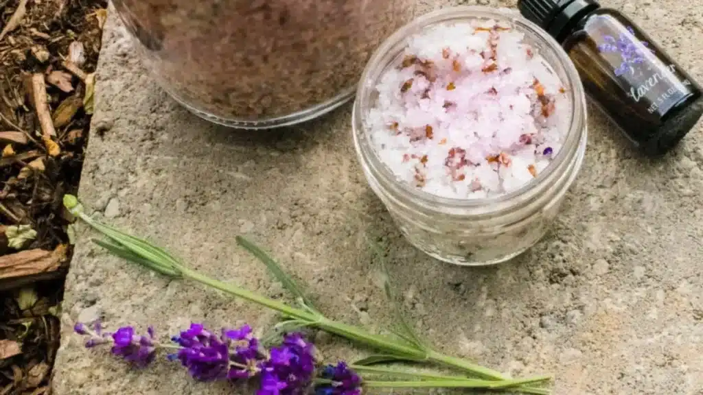 Lavender and Epsom Salt Scrub