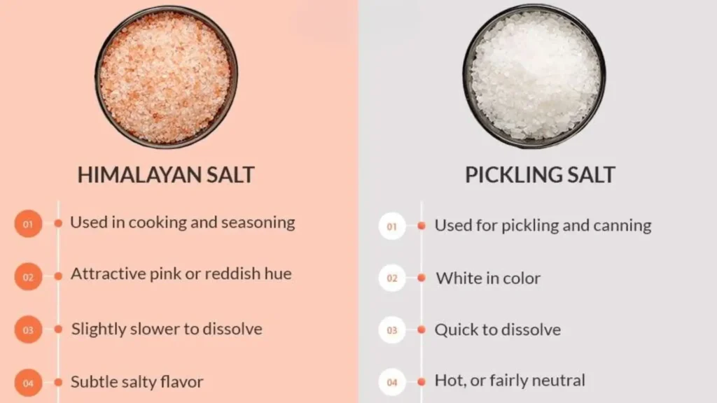 Himalayan Salt vs Pickling Salt Functional and Uses