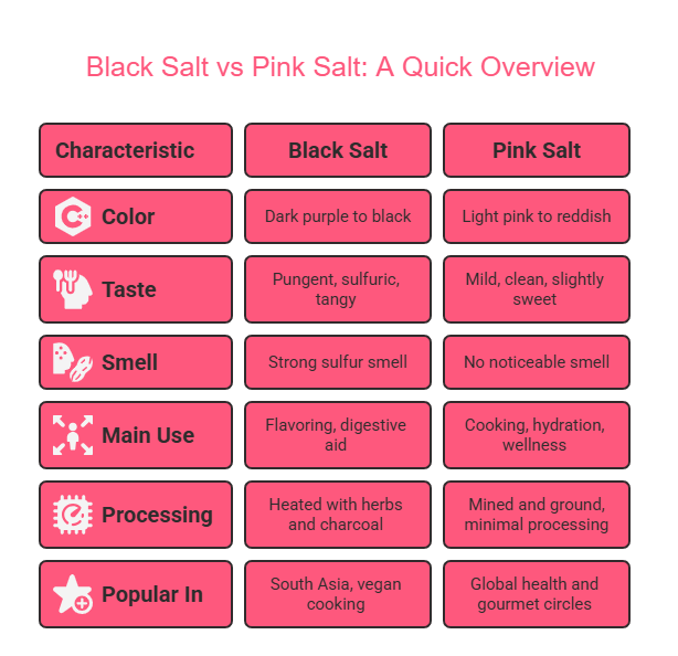 Difference Between Black Salt and Pink Salt A Quick Overview Sobaan Salts