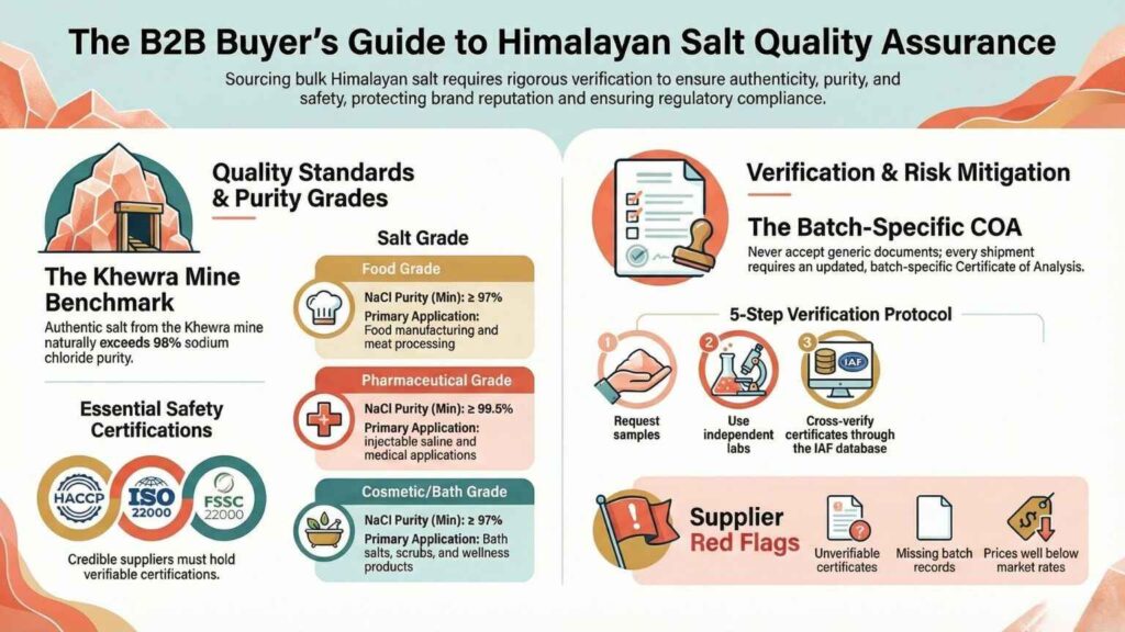 Himalayan Salt Quality Assurance B2B Guide - Sobaan Salts