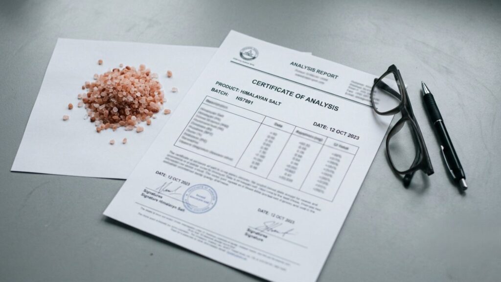 How to Read Himalayan Salt Certificate of Analysis (COA)
